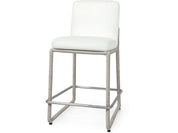 STILLWATER 24" COUNTER STOOL, WHITE SAND