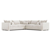 Helena Fabric Sectional Metal Foot