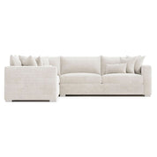 Helena Fabric Sectional Metal Foot