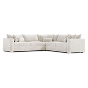 Helena Fabric Sectional Metal Foot