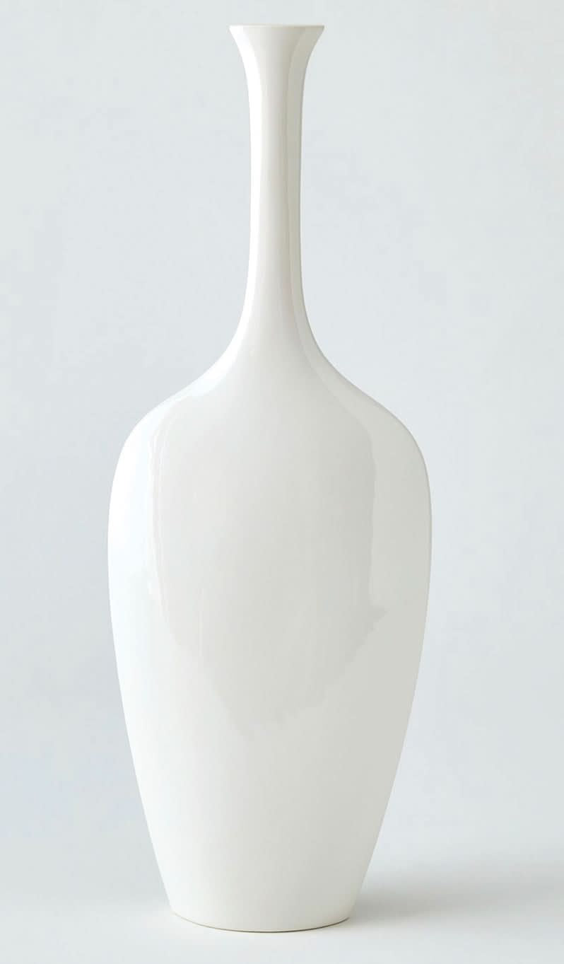 Silhouette Vase – White – Slim