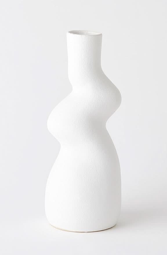 Crooked Vase – White – Small