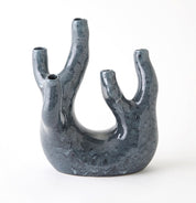 Creation Vase – Gloss Reactive Blue – Small