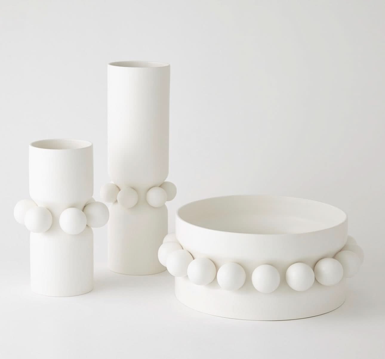 Hera Vase – Matte White – Small