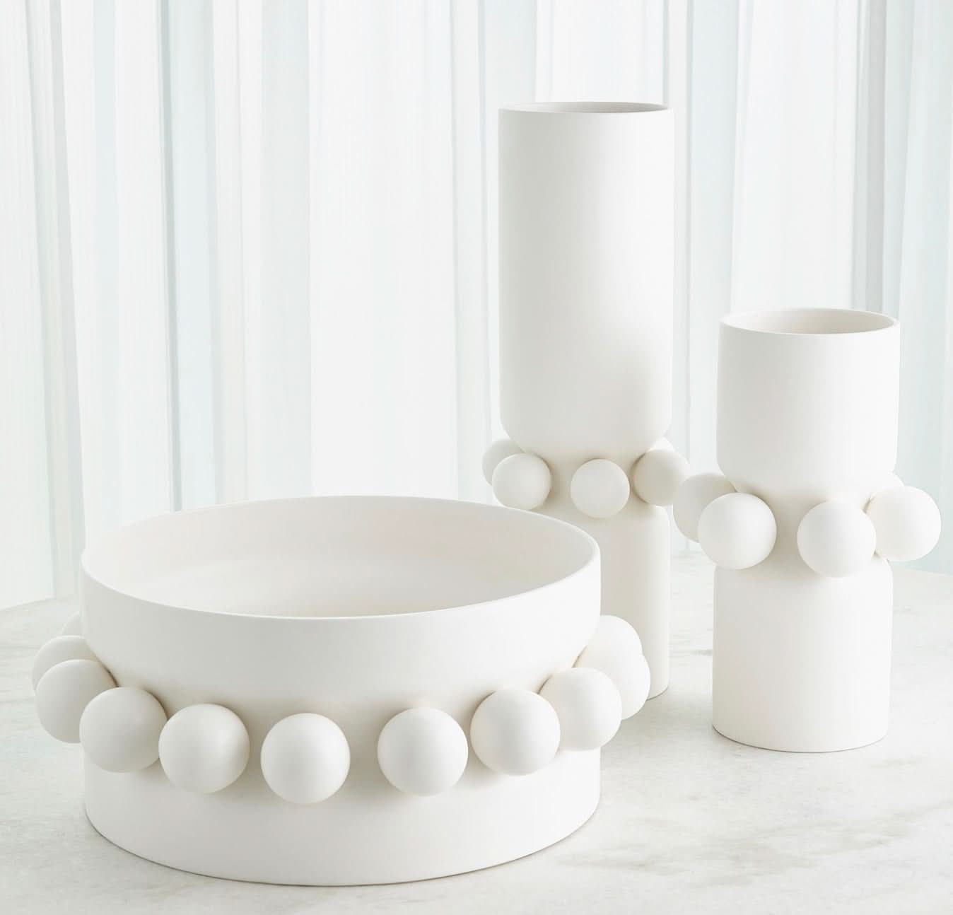 Hera Vase – Matte White – Small