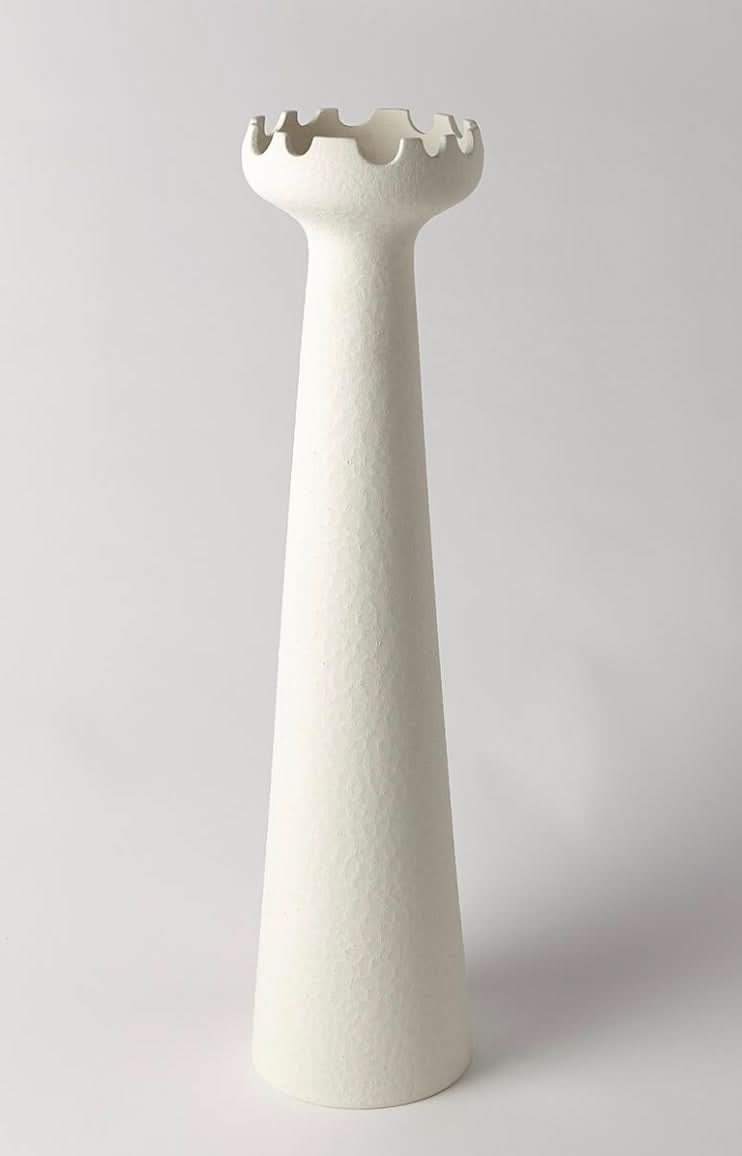 Fenouil Vase – Matte White
