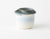 Etched Rimmed Vase – Blue – Small