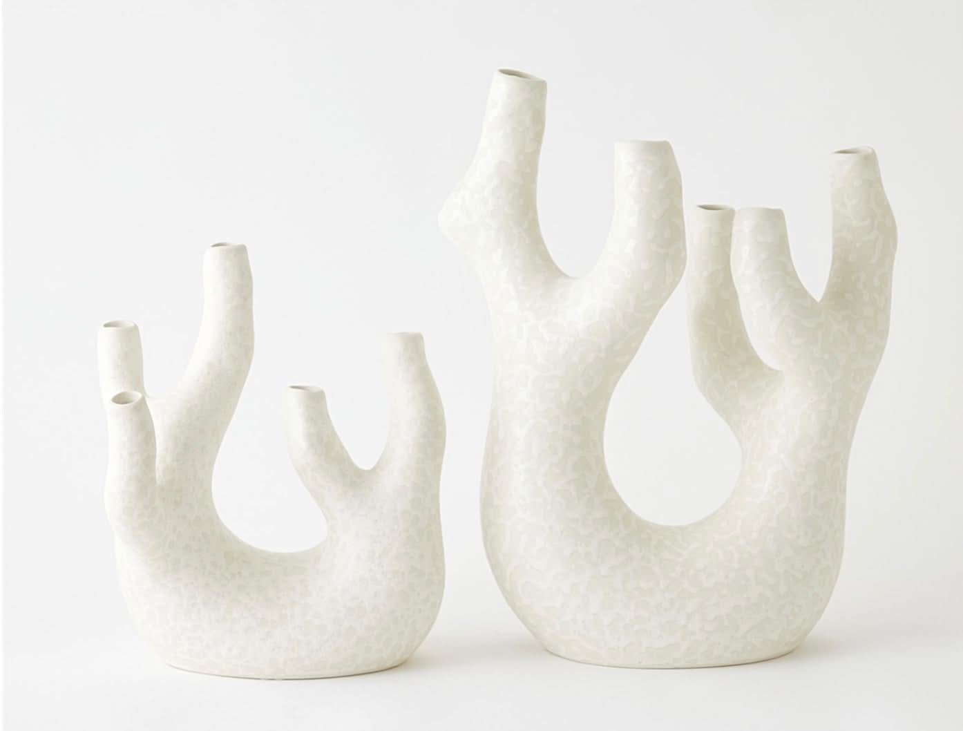 Creation Vase – Reactive White – Small