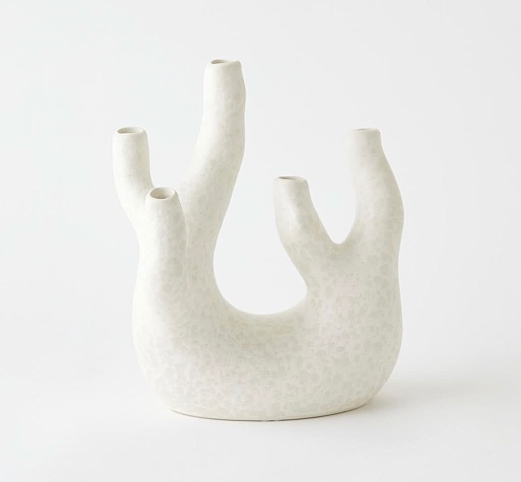 Creation Vase – Reactive White – Small
