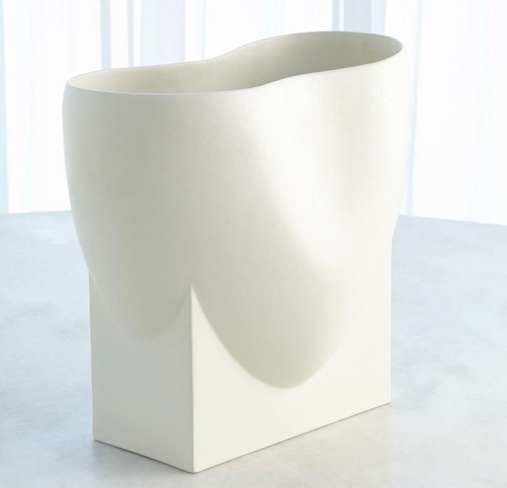 Orpheus Low Bowl – Ivory