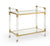 Acrylic Bar Cart – Brass
