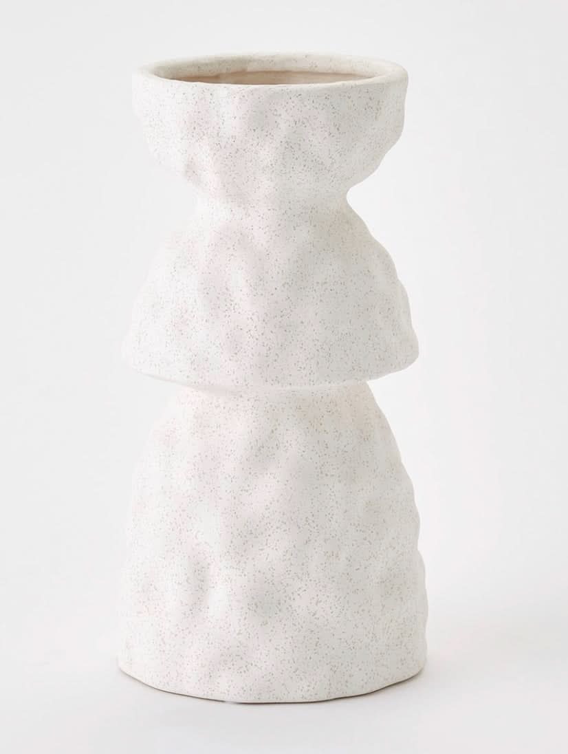Tienne Vase – Volcanic White