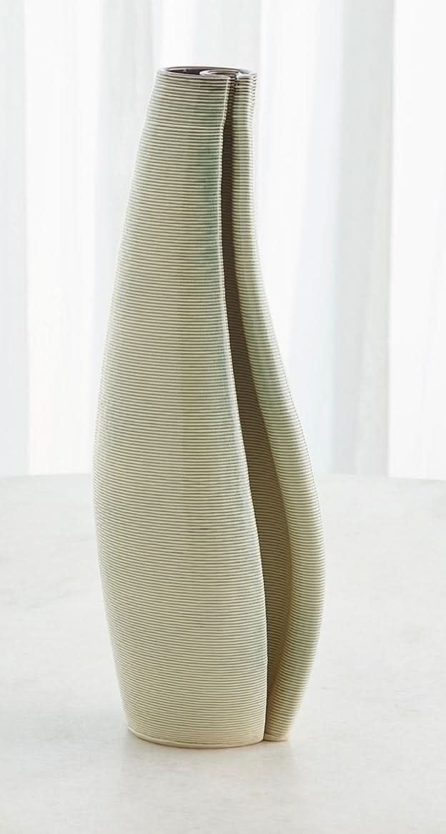 Rift Vase – Washed Green – Large