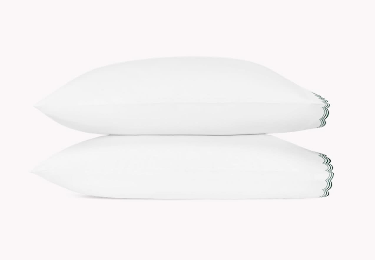 Stella Pillowcase Pair-King-Green