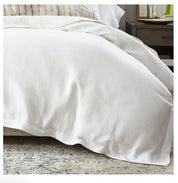 Rain Duvet Cover-King-White