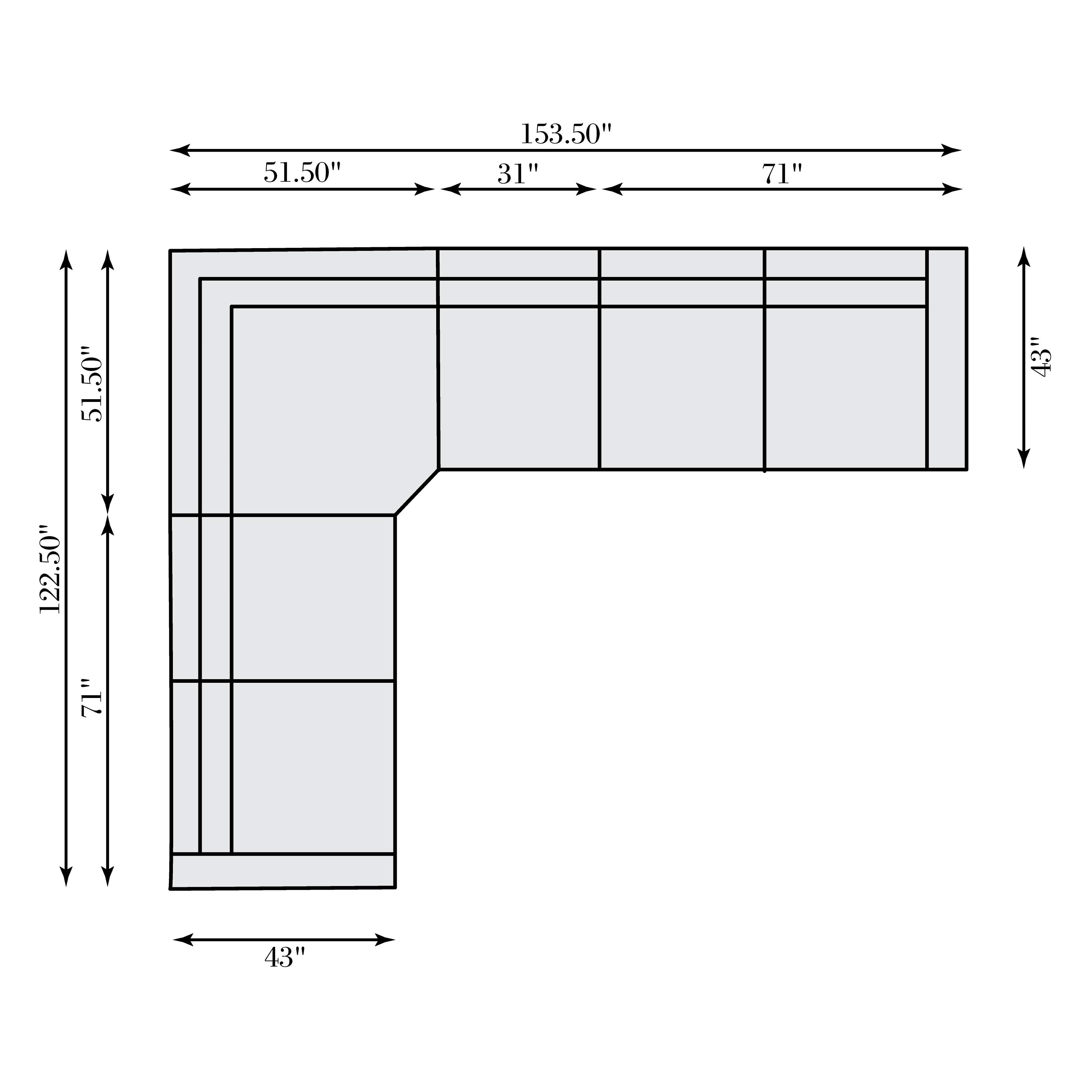Lioni Leather Power Motion Sectional