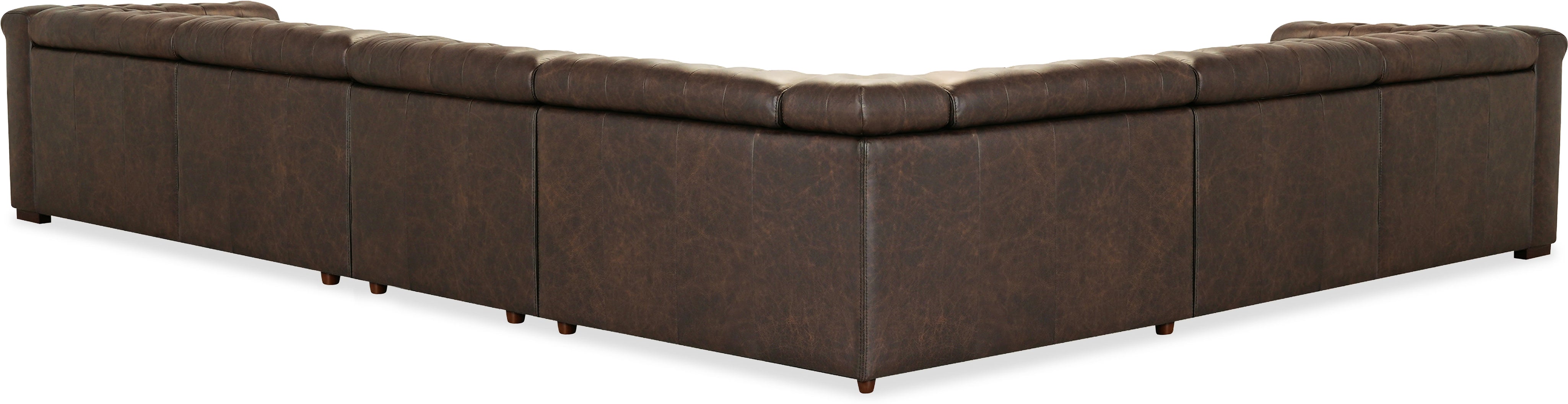 Savion Deux 6 Seat Sectional with Three Power Recliners and Seven Power Headrests