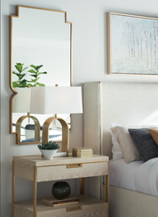Century Cadence Wall Mirror – Arched Gold Frame