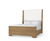 Woodside Sleigh Bed Queen, Natural