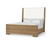 Woodside Sleigh Bed King, Natural