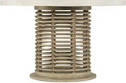 Surfrider 60in Rattan Round Dining Table