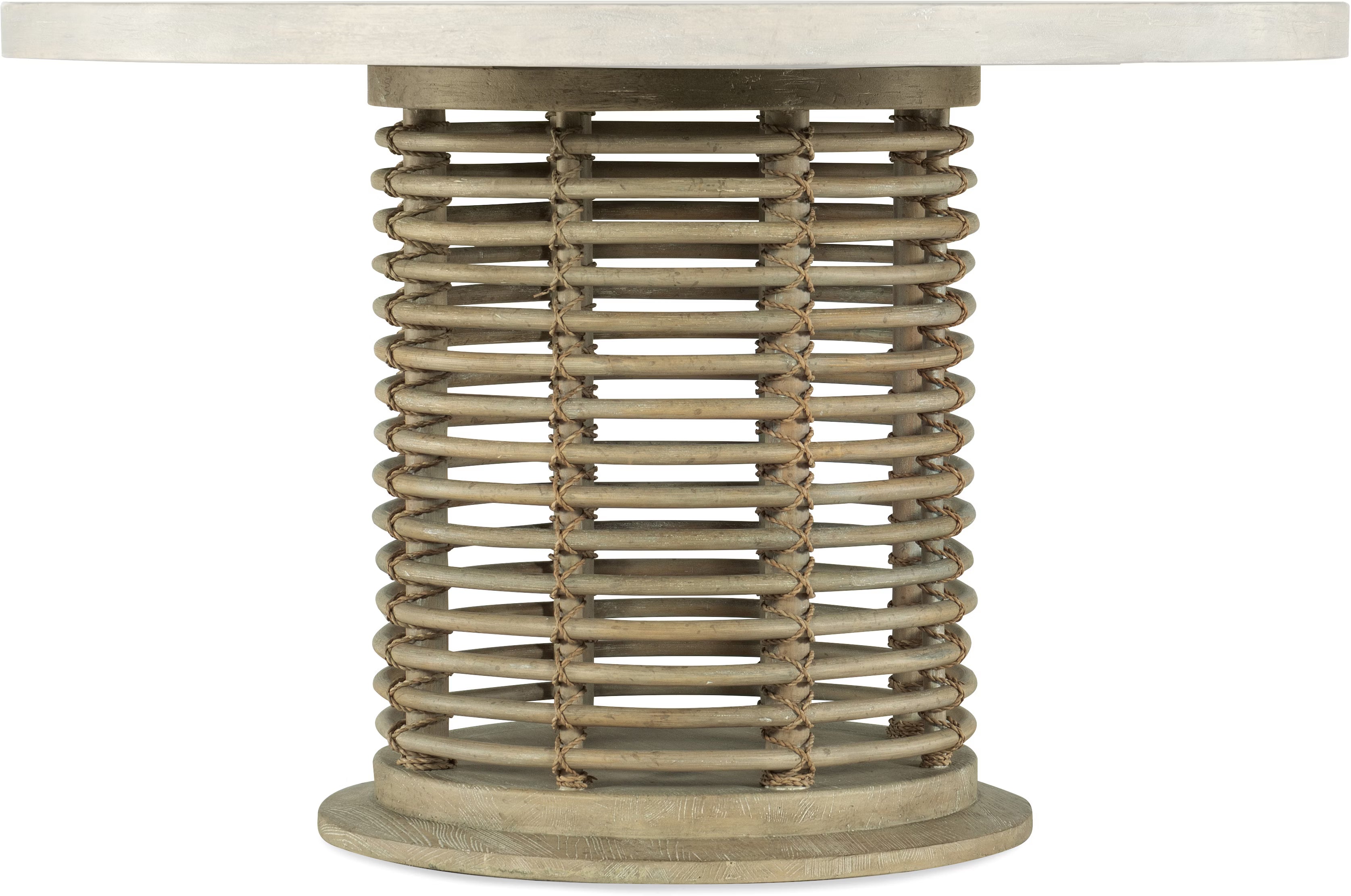 Surfrider 60in Rattan Round Dining Table