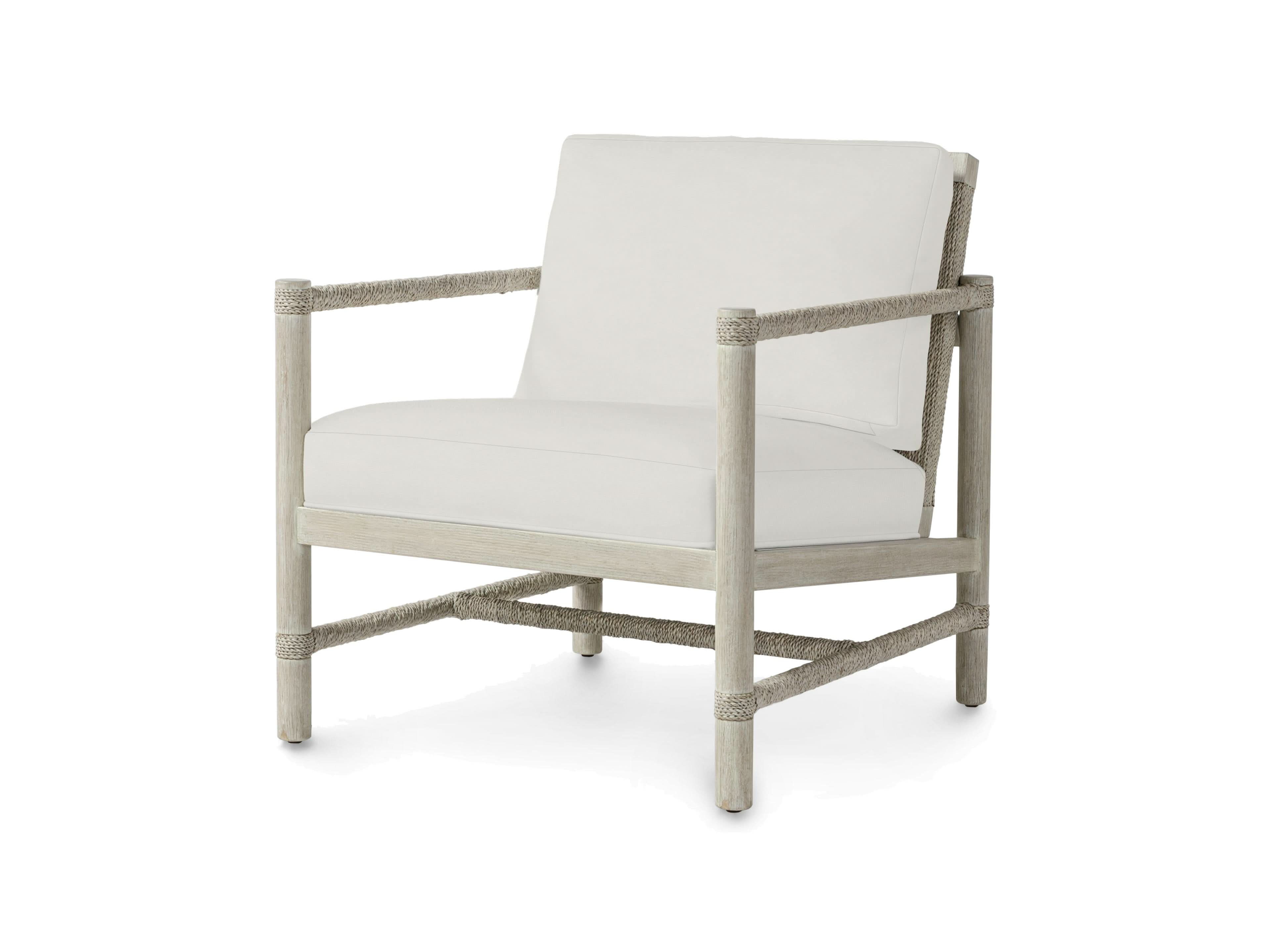NORTON LOUNGE CHAIR, WHITE