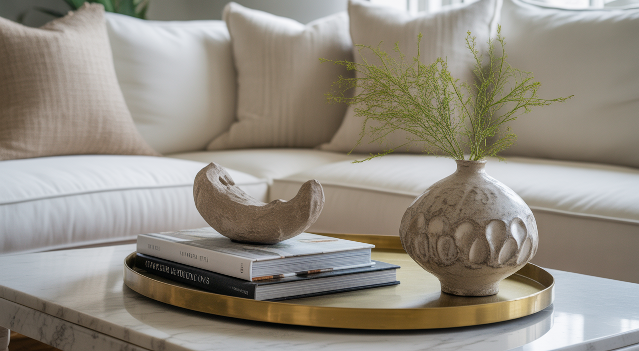 How to Style Decorative Accessories in a Coastal Living Room