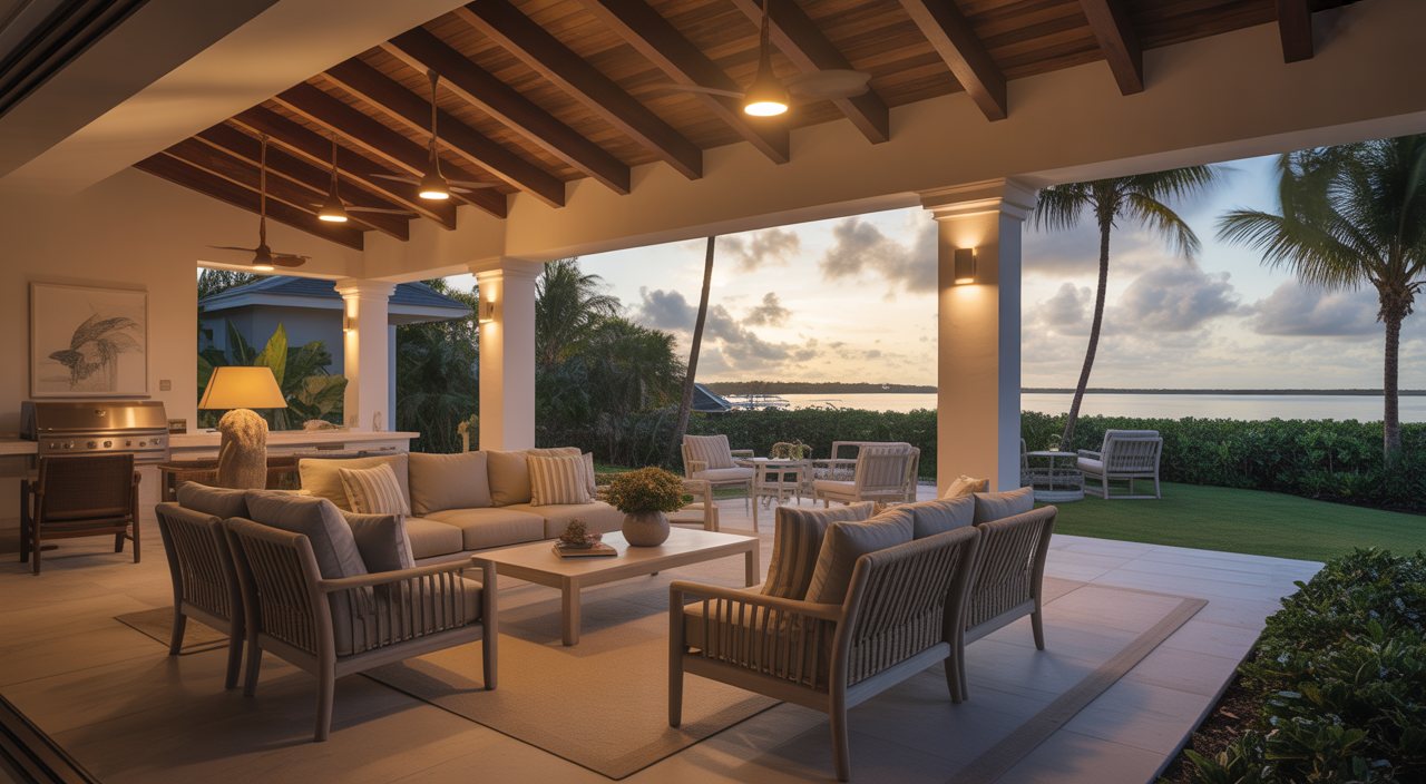 Luxury Outdoor Living Rooms: How to Design a High-End Porch or Lanai in Florida