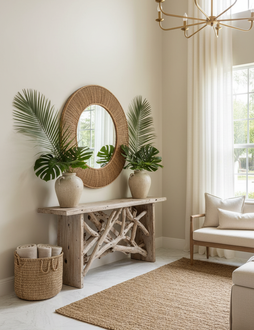 How to Design a Striking Coastal Entryway for Your Florida Home