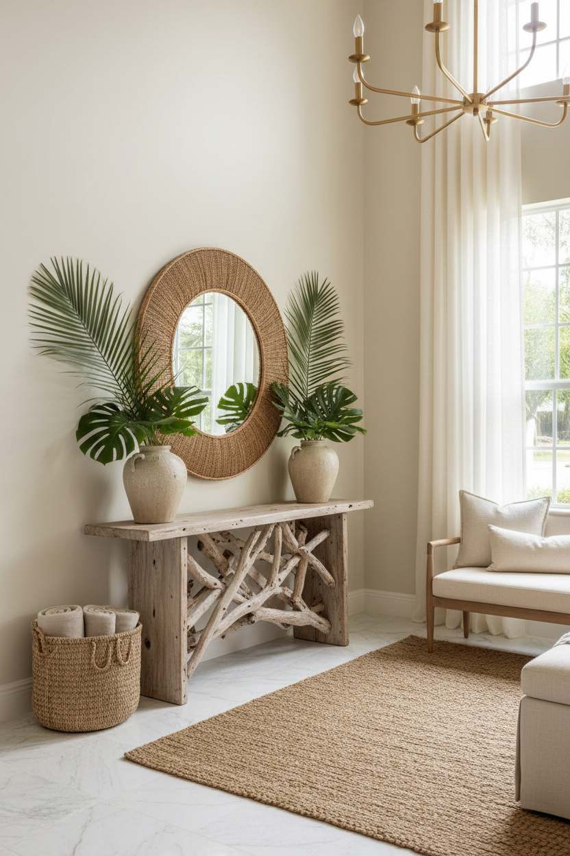 How to Design a Striking Coastal Entryway for Your Florida Home