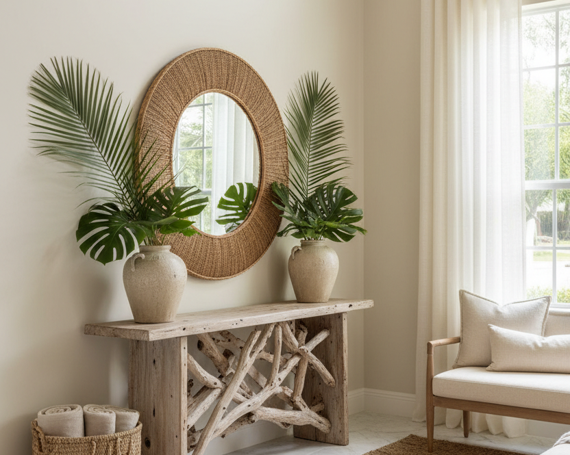 How to Design a Striking Coastal Entryway for Your Florida Home