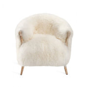 ILARIA LOUNGE CHAIR - IVORY