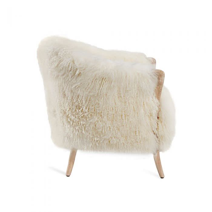 ILARIA LOUNGE CHAIR - IVORY