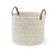 CAIRO PLANTER BASKET WHITE