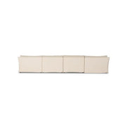 DELRAY 4-PIECE SLIPCOVER SECTIONAL