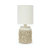 COLETTE TABLE LAMP, WHITE