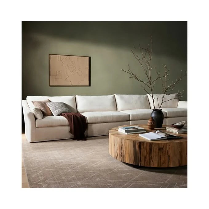 DELRAY 4-PIECE SLIPCOVER SECTIONAL