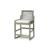 SAN MARTIN OUTDOOR 24" COUNTER STOOL, GREY