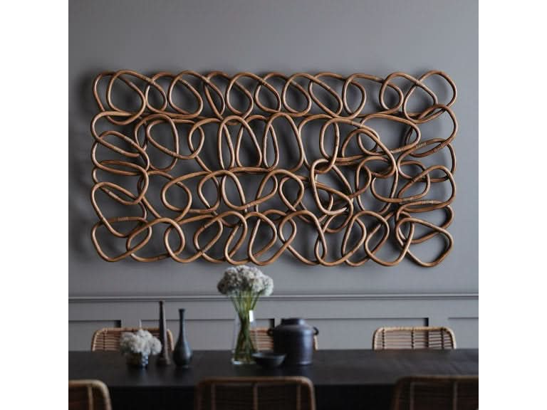 PALISADES RATTAN WALL DECOR