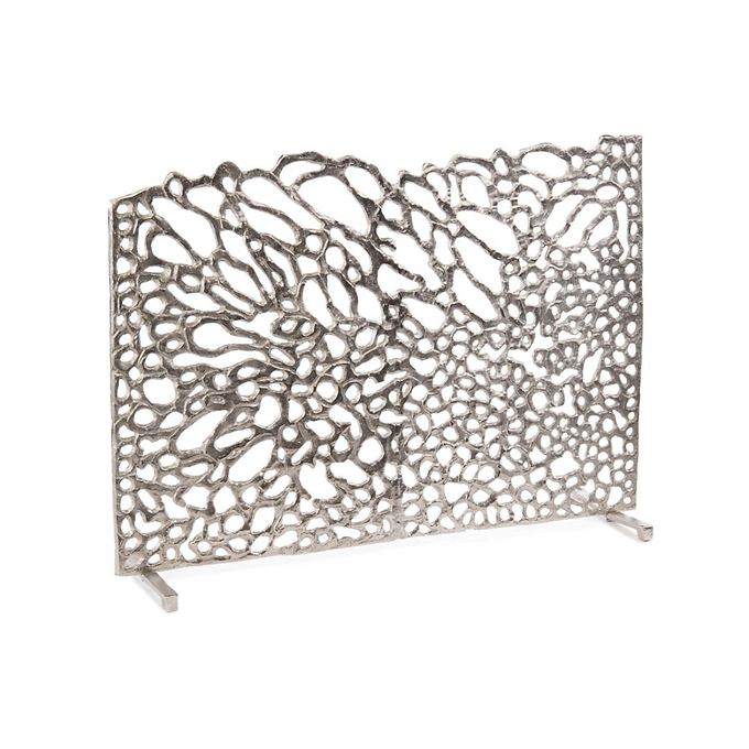 ORGANIC FIRE SCREEN IN NICKEL