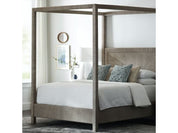 WOODSIDE CANOPY BED, WHITE SAND