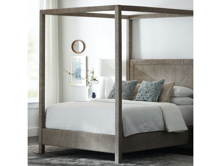 WOODSIDE CANOPY BED, WHITE SAND