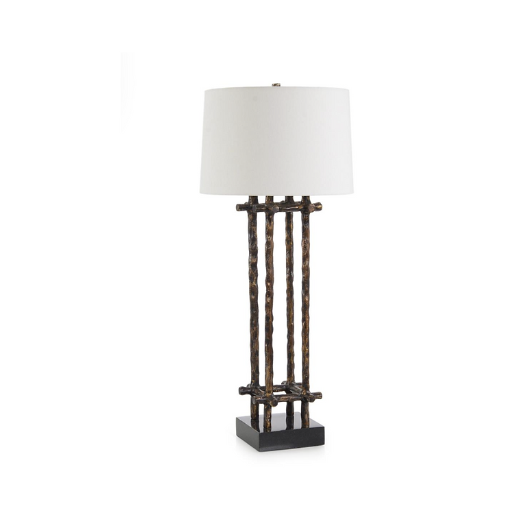 BRONZE POTEAU TABLE LAMP