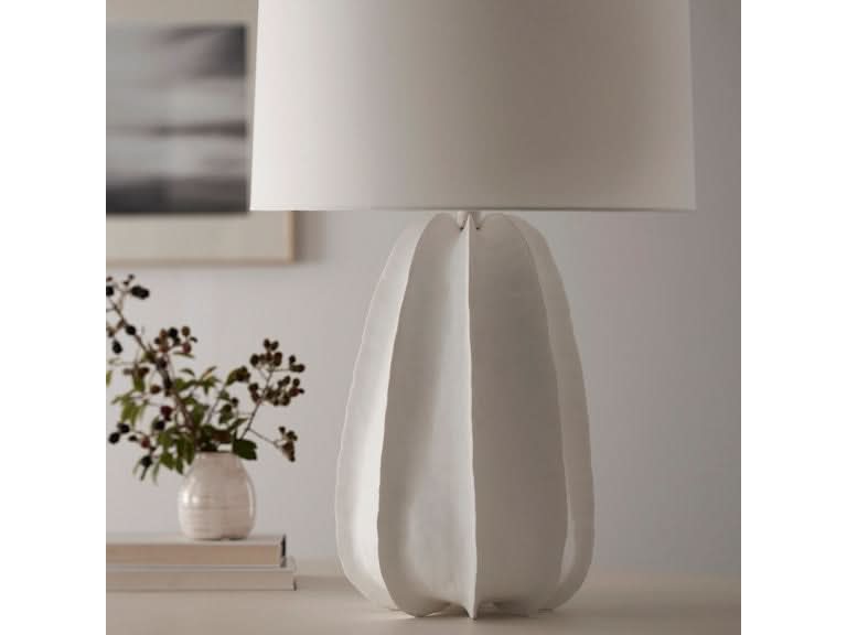 KEIKO TABLE LAMP, WHITE