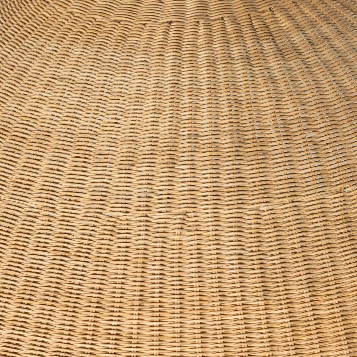 OVERSCALE WOVEN RATTAN PENDANT