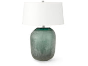 MYKONOS GLASS TABLE LAMP TALL
