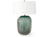 MYKONOS GLASS TABLE LAMP TALL