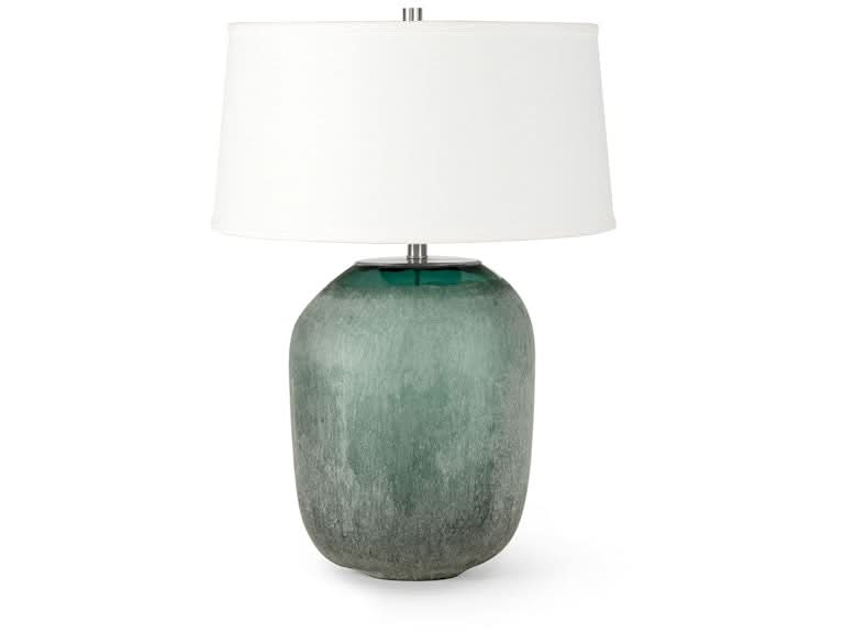 MYKONOS GLASS TABLE LAMP TALL
