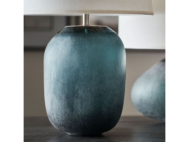 MYKONOS GLASS TABLE LAMP TALL
